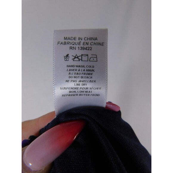 Tobi Dress Womens Small Blue Purple Velvet Burnout Wrap Mini Long Sleeve Cutout - Picture 13 of 13